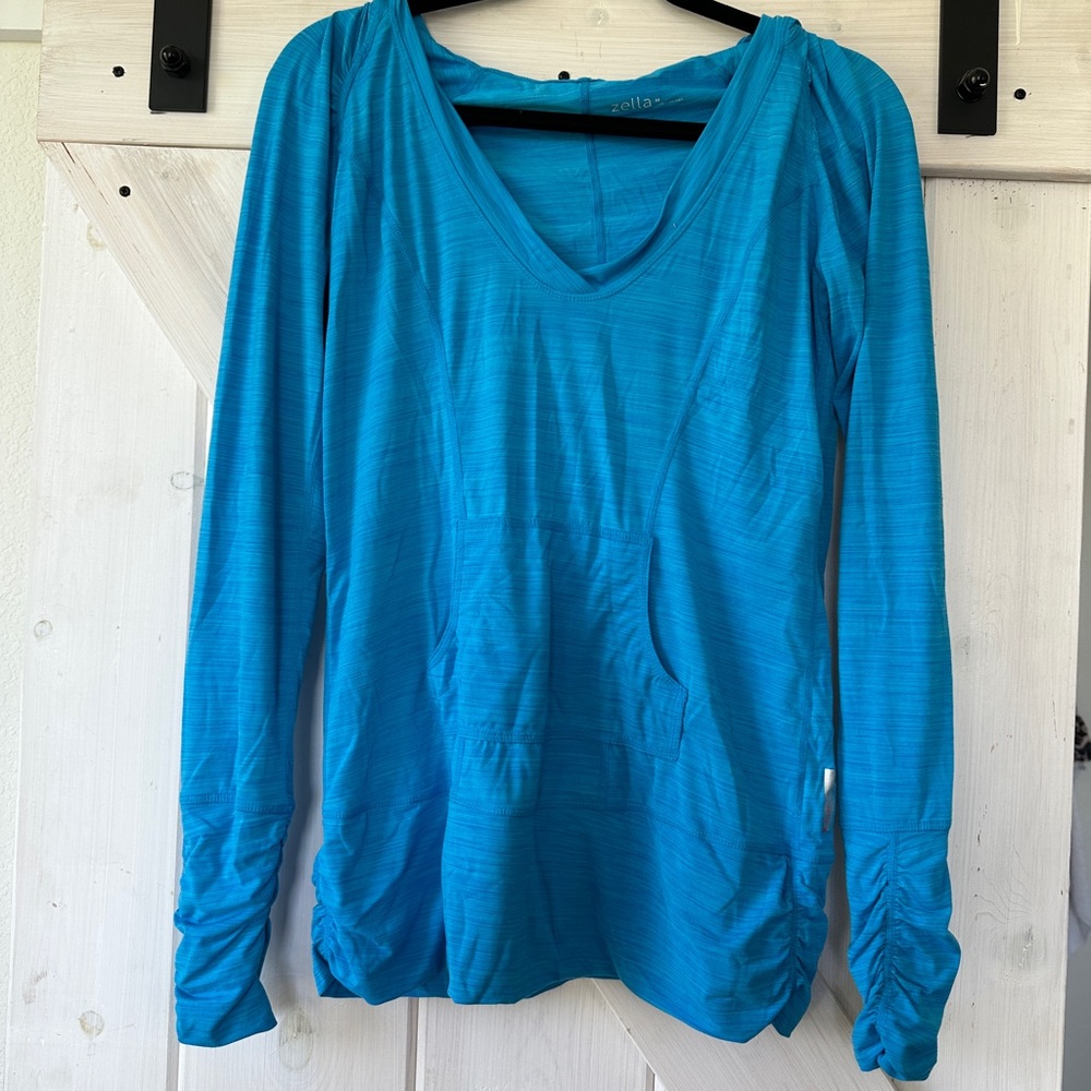 ZELLA HOODED LIGHTWEIGHT SHIRT
